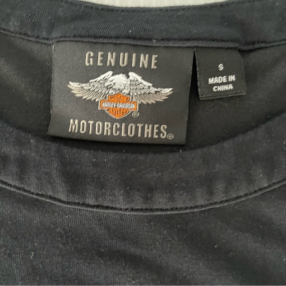 Harley Davidson Black Tank Top size small - Picture 5 of 6